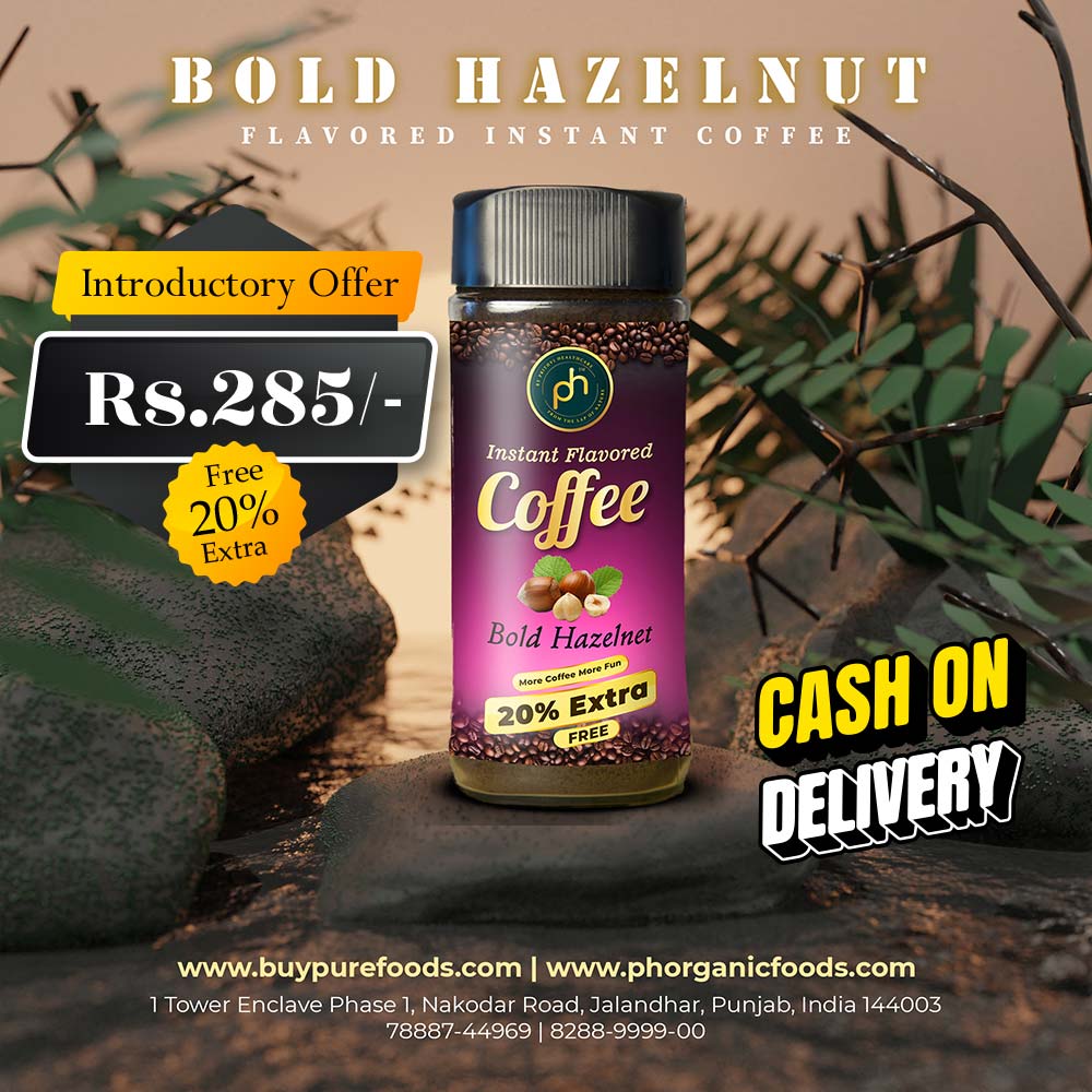 Bold Hazelnut Coffee 50 GM + 20% Extra
